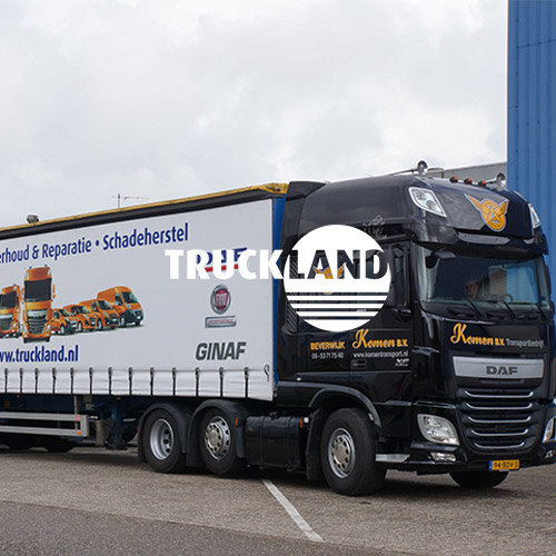Implementatie nieuw design voor Truckland